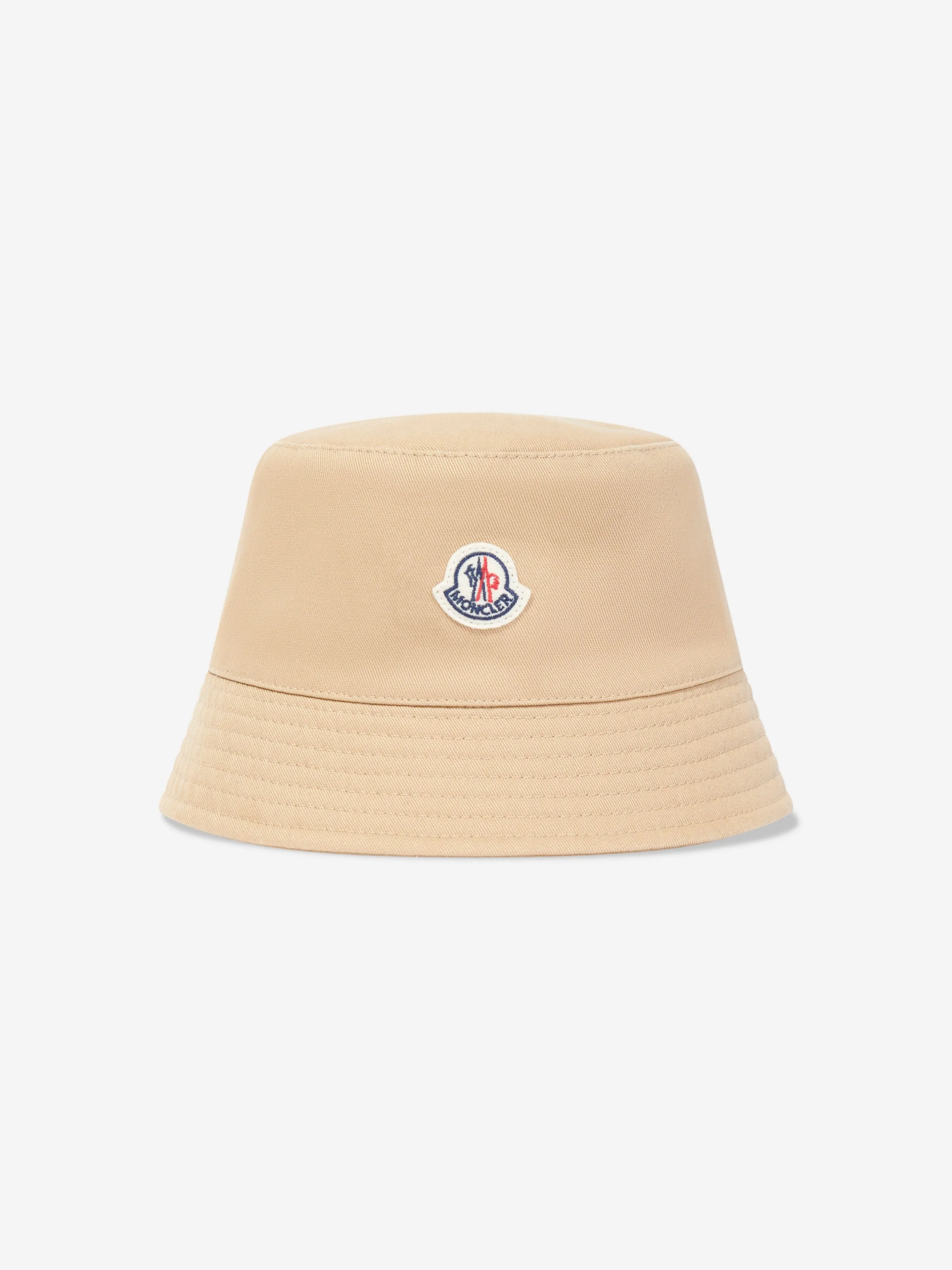 Girls Logo Bucket Hat in Beige