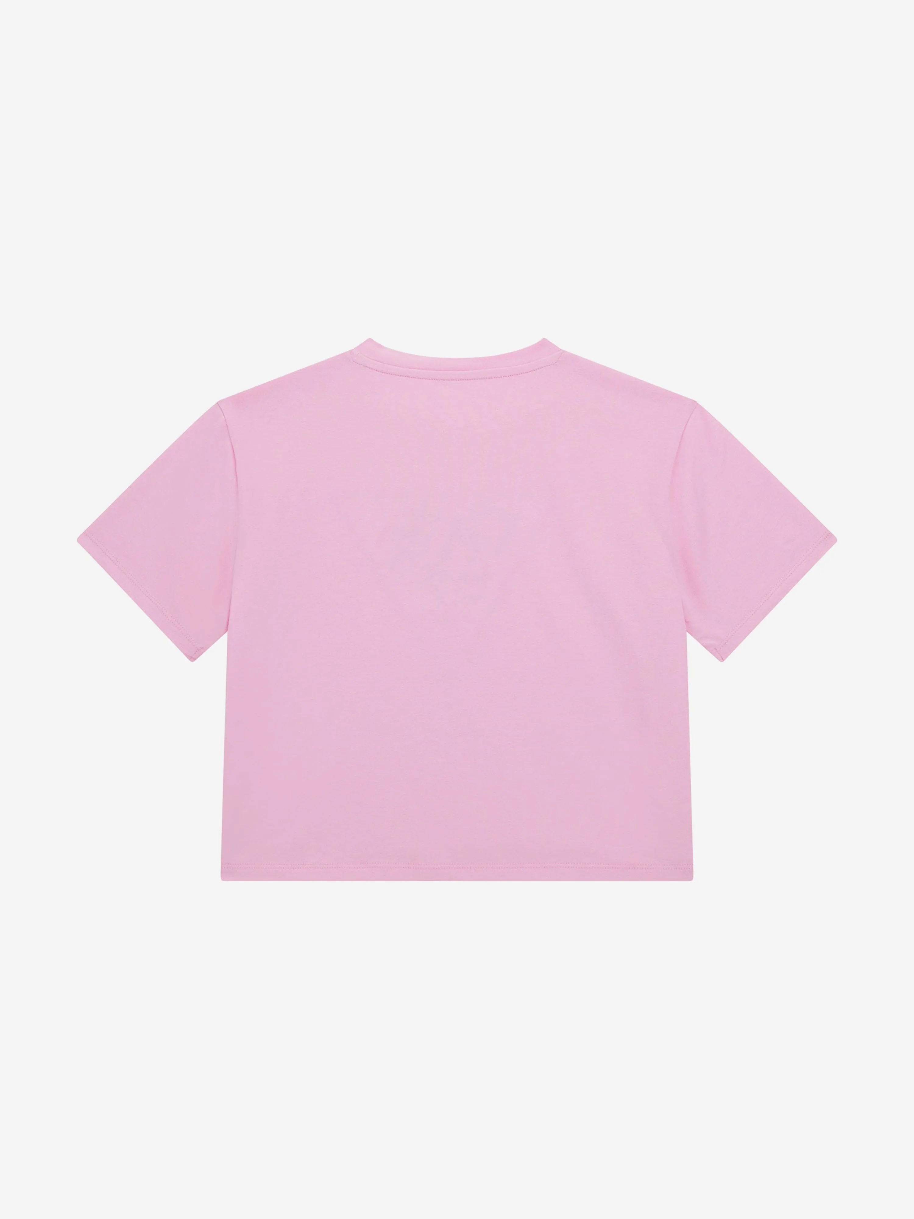 Girls Logo Midi T-Shirt in Pink