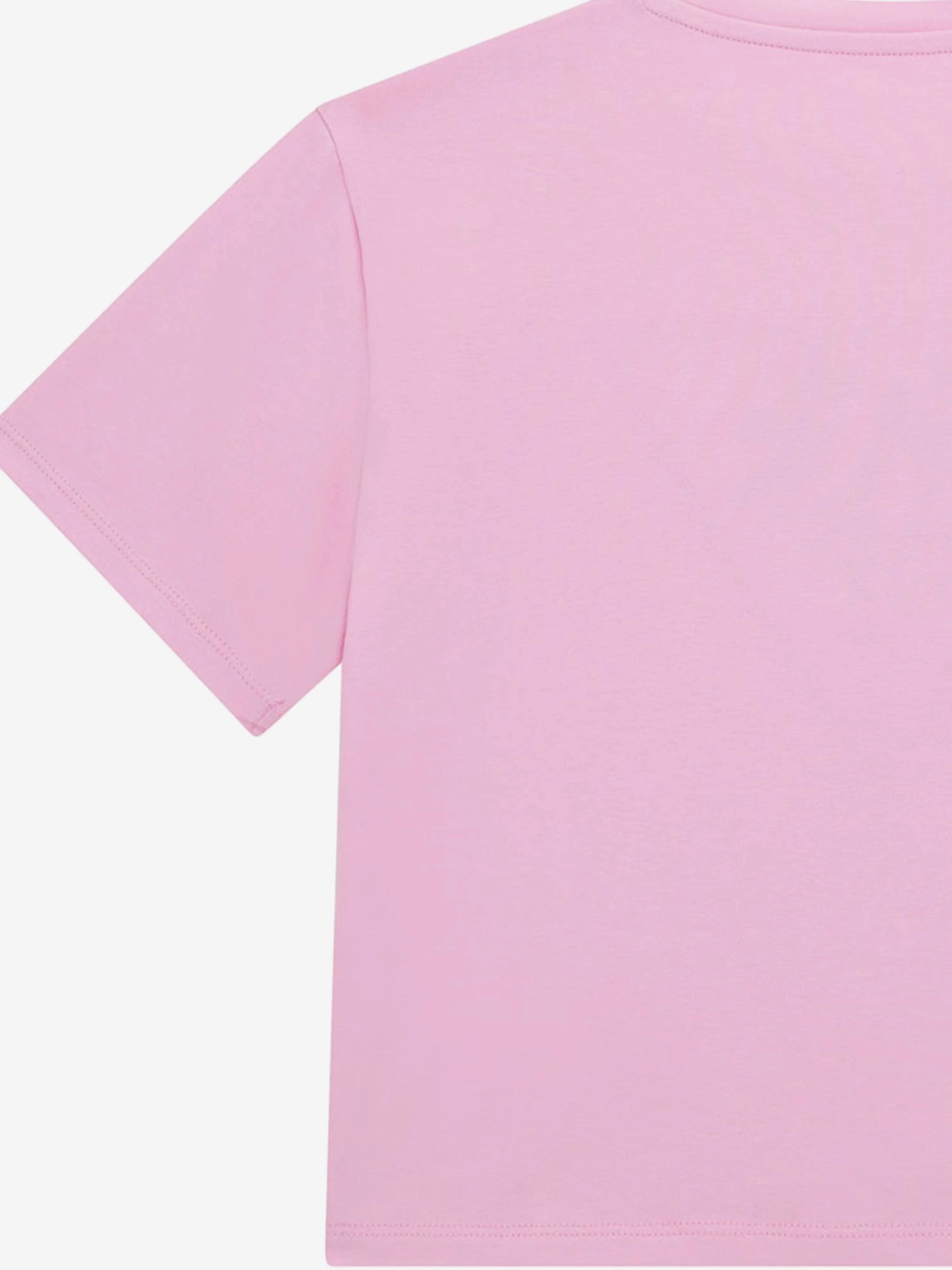 Girls Logo Midi T-Shirt in Pink