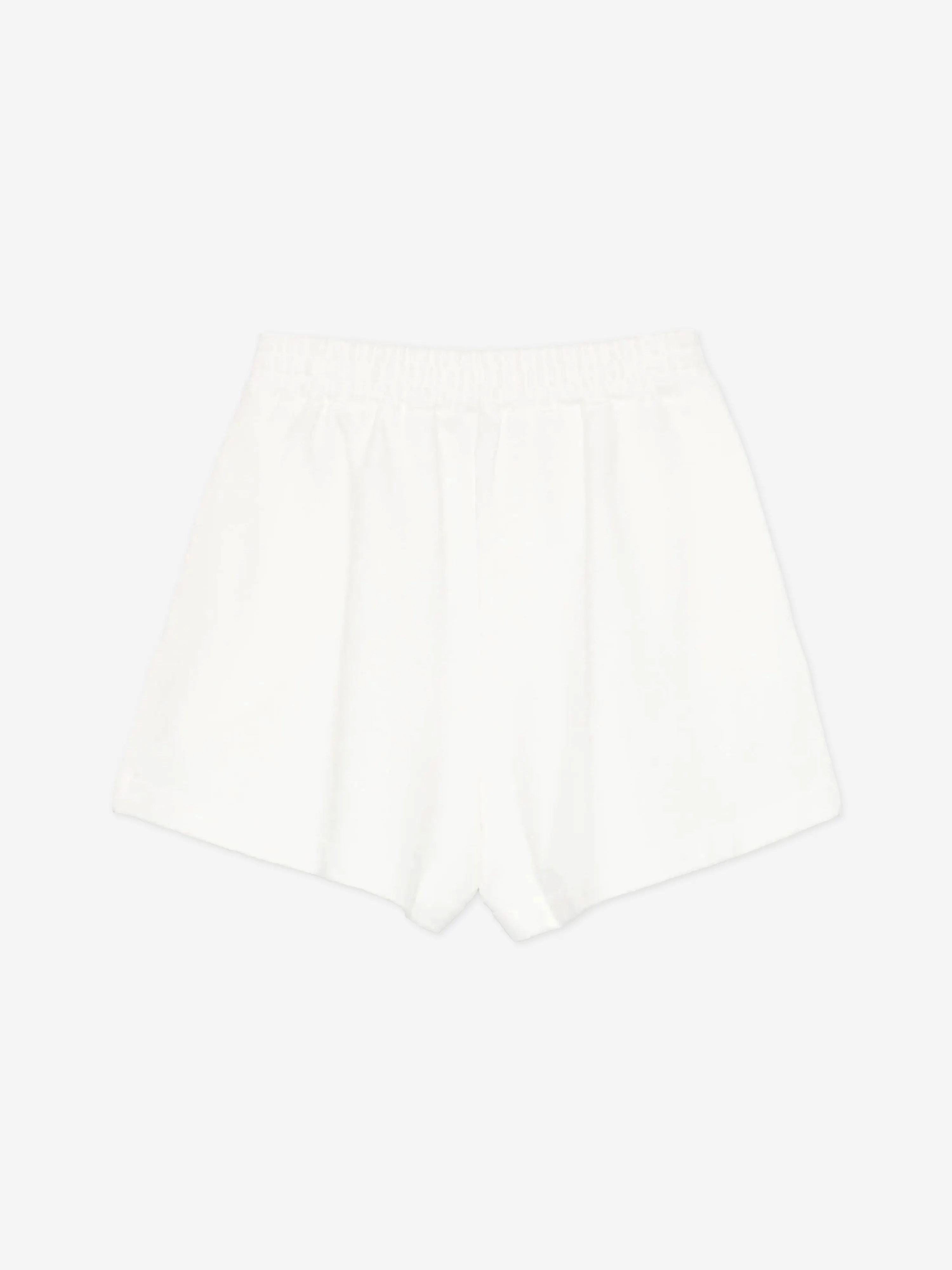 Girls Logo Shorts in White