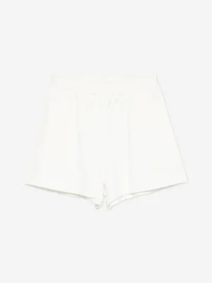 Girls Logo Shorts in White