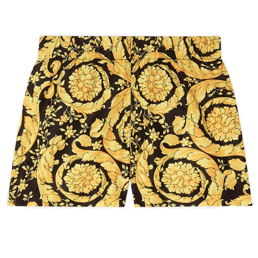 Gold Barocco Swimshorts