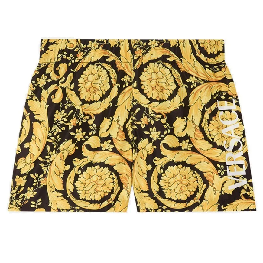 Gold Barocco Swimshorts