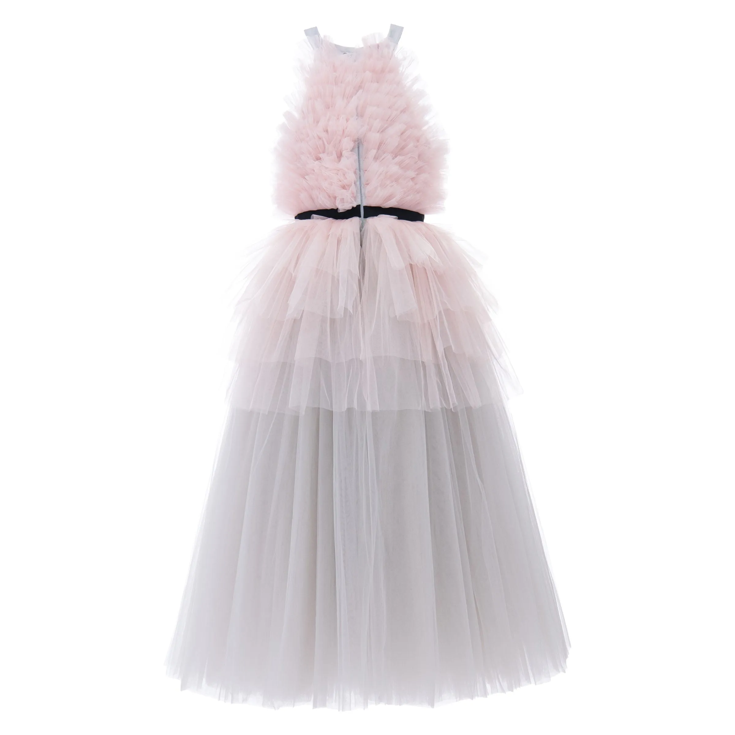 Gray Lowana Halter Gown