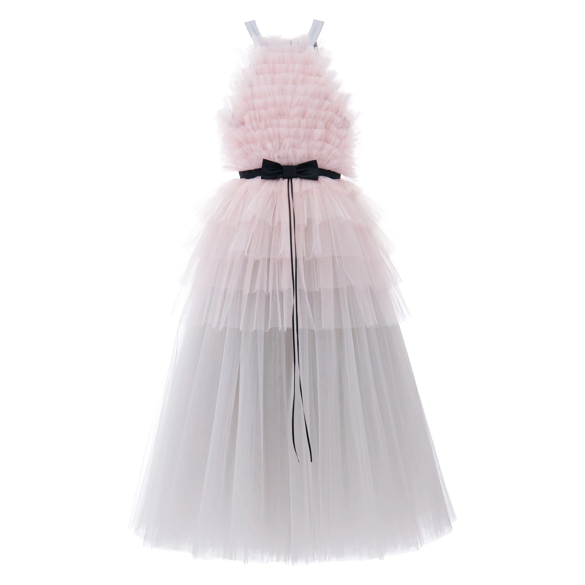 Gray Lowana Halter Gown
