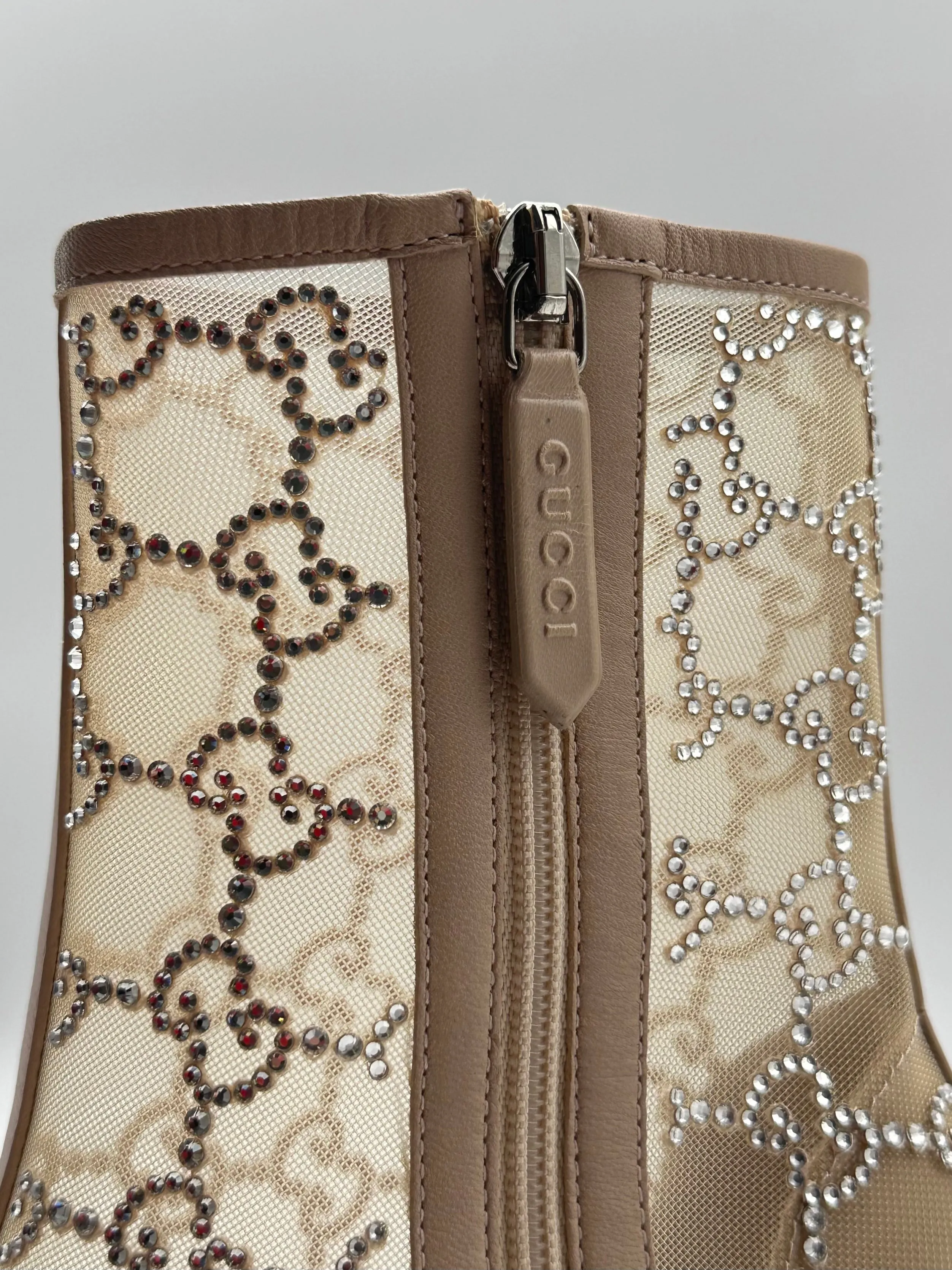 Heel Boot GG Crystal Mesh