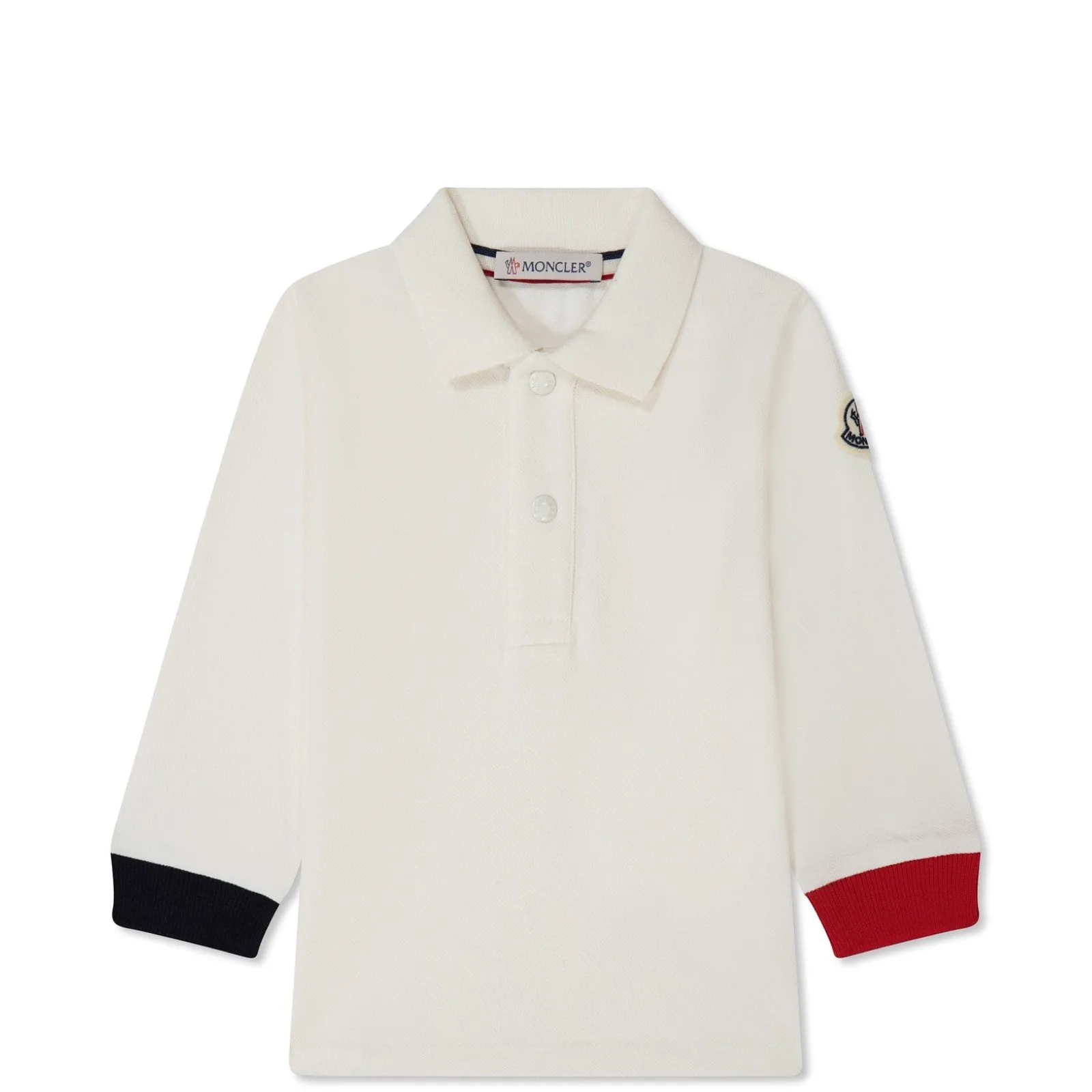 Infants Moncler Long Sleeve Polo Shirt