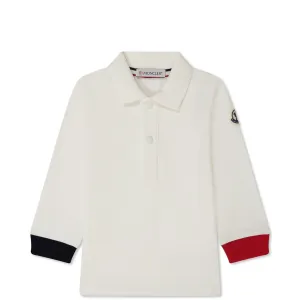 Infants Moncler Long Sleeve Polo Shirt