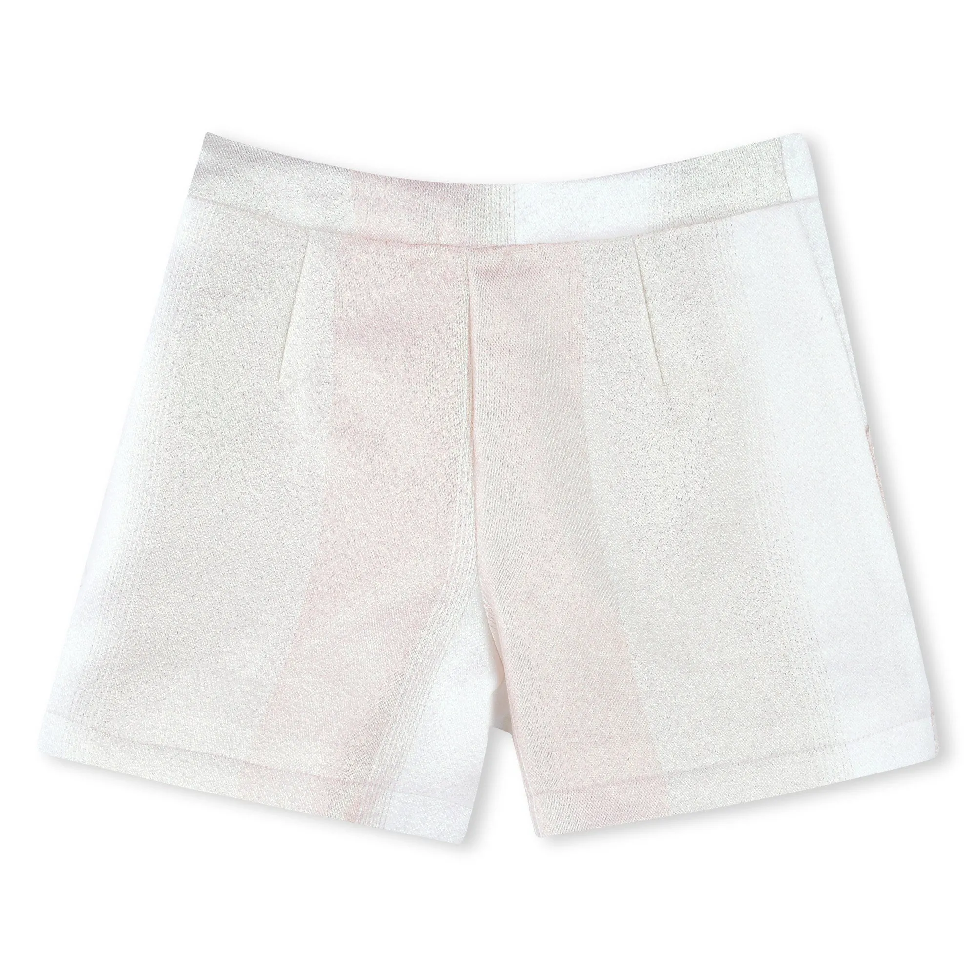 Ivory Faded-Effect Multicolored Shorts