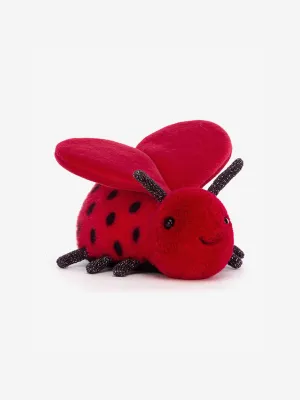 Jellycat Loulou Love Bug in Red (13cm)