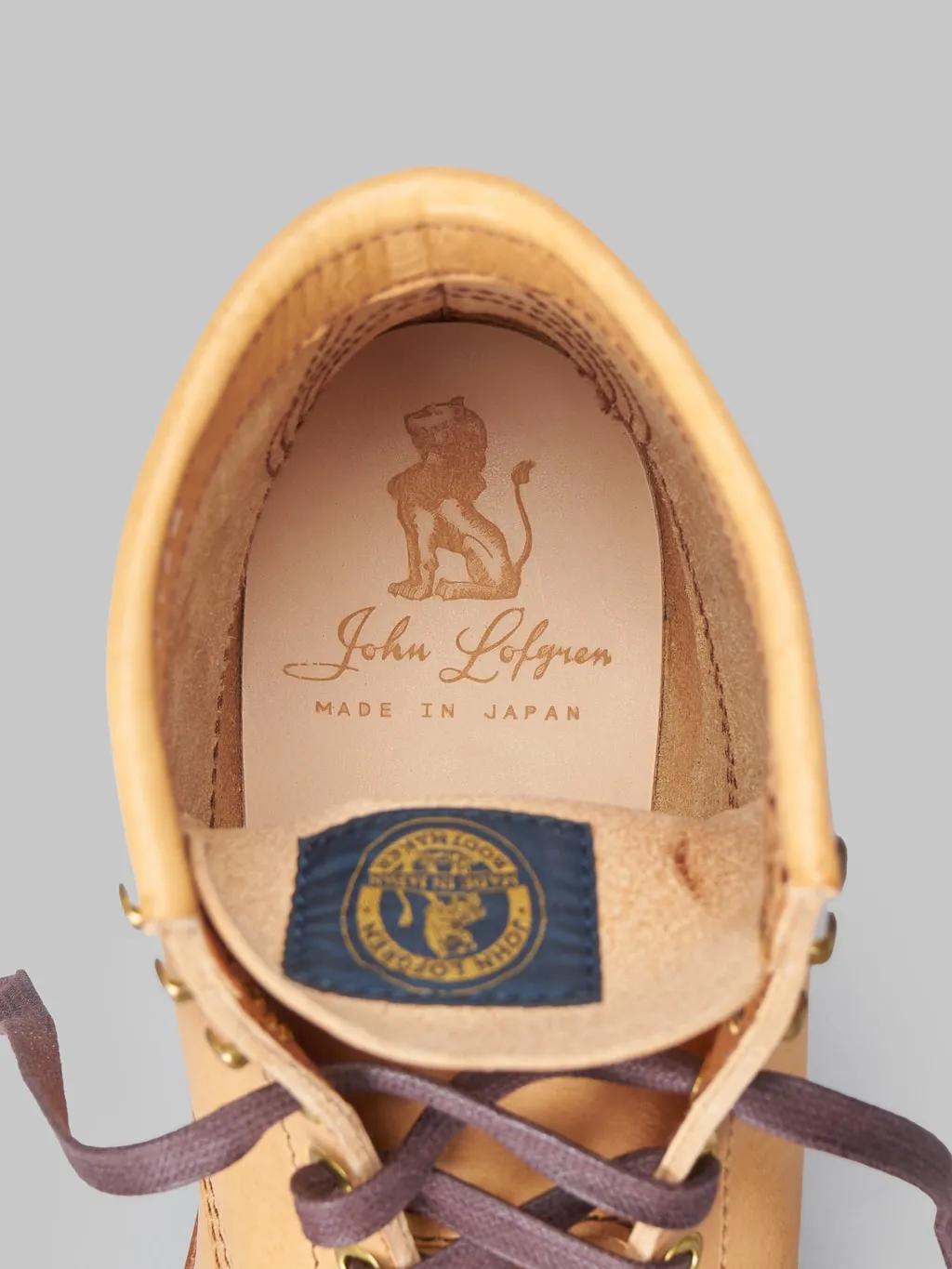 John Lofgren Steel Gang SW Boots Badalassi Carlo Vegetable Tanned Leather Bone
