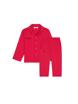 Kids' 365 Lightweight Long Playwear Set —goji red