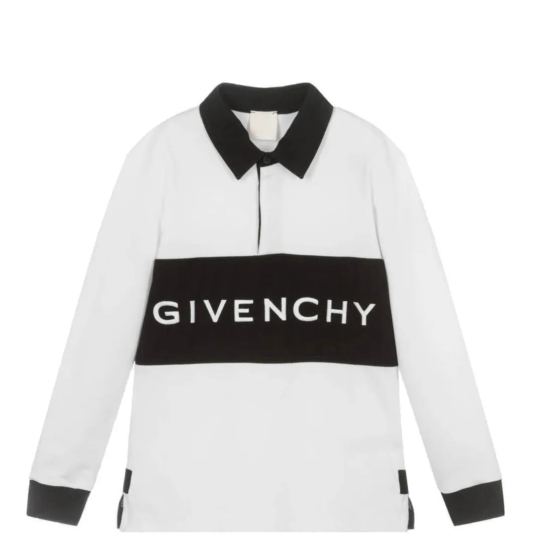 Kids Givenchy White Polo