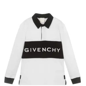 Kids Givenchy White Polo