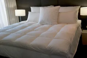 King Size Mattress Topper 95% White Premium Polish Mother Goose down