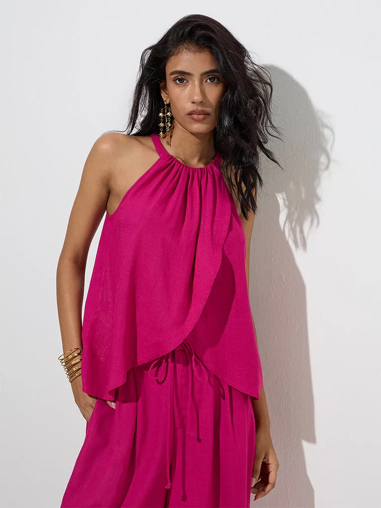 LOV Fuchsia Solid Top
