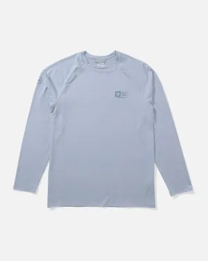 Mariner Ls Tech Tee - Blue Fog
