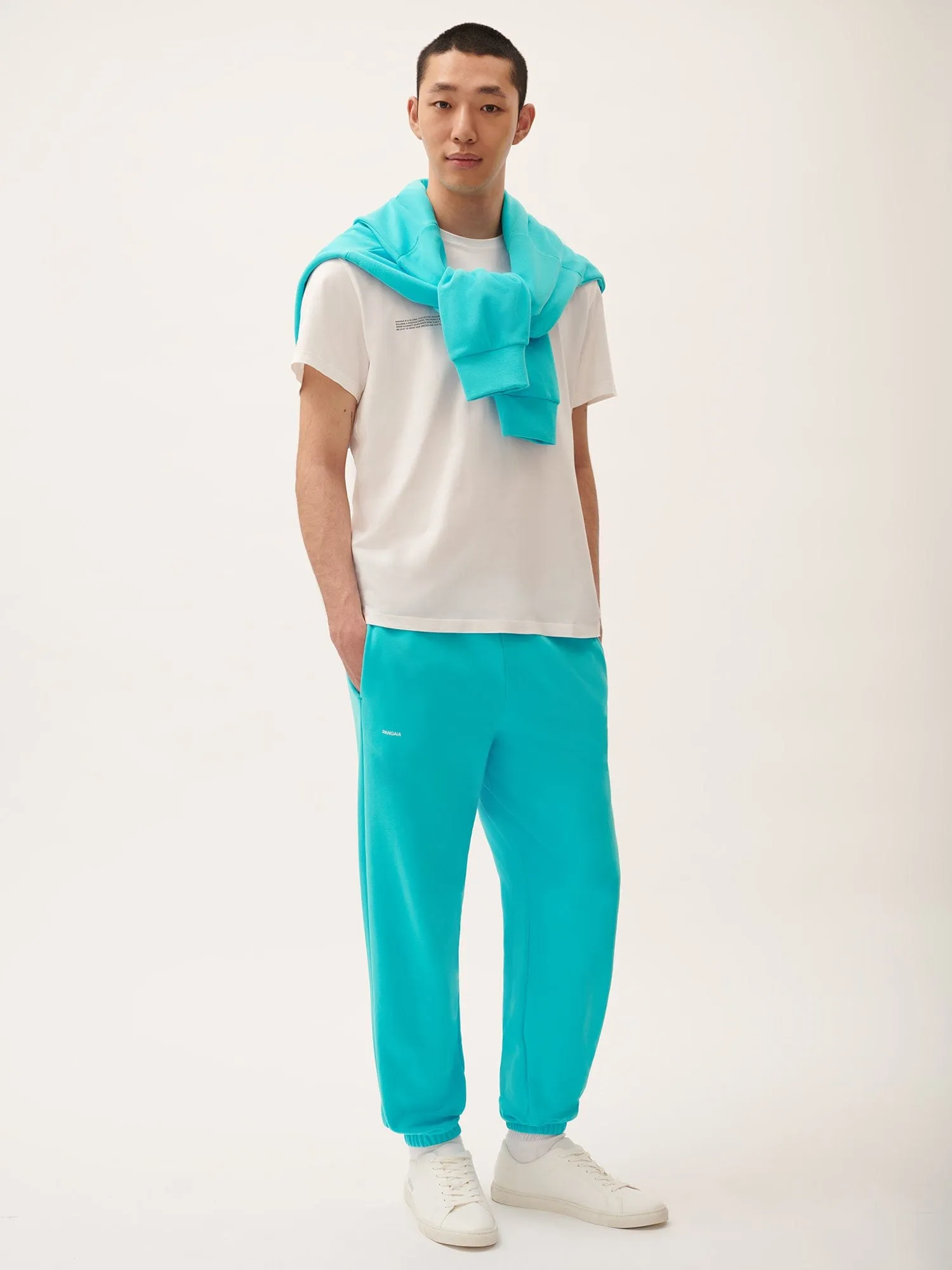 Mens 365 Midweight Track Pants—Ocean Turquoise