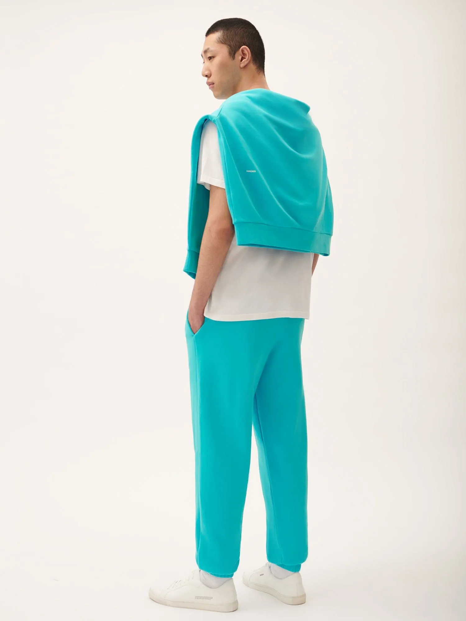 Mens 365 Midweight Track Pants—Ocean Turquoise