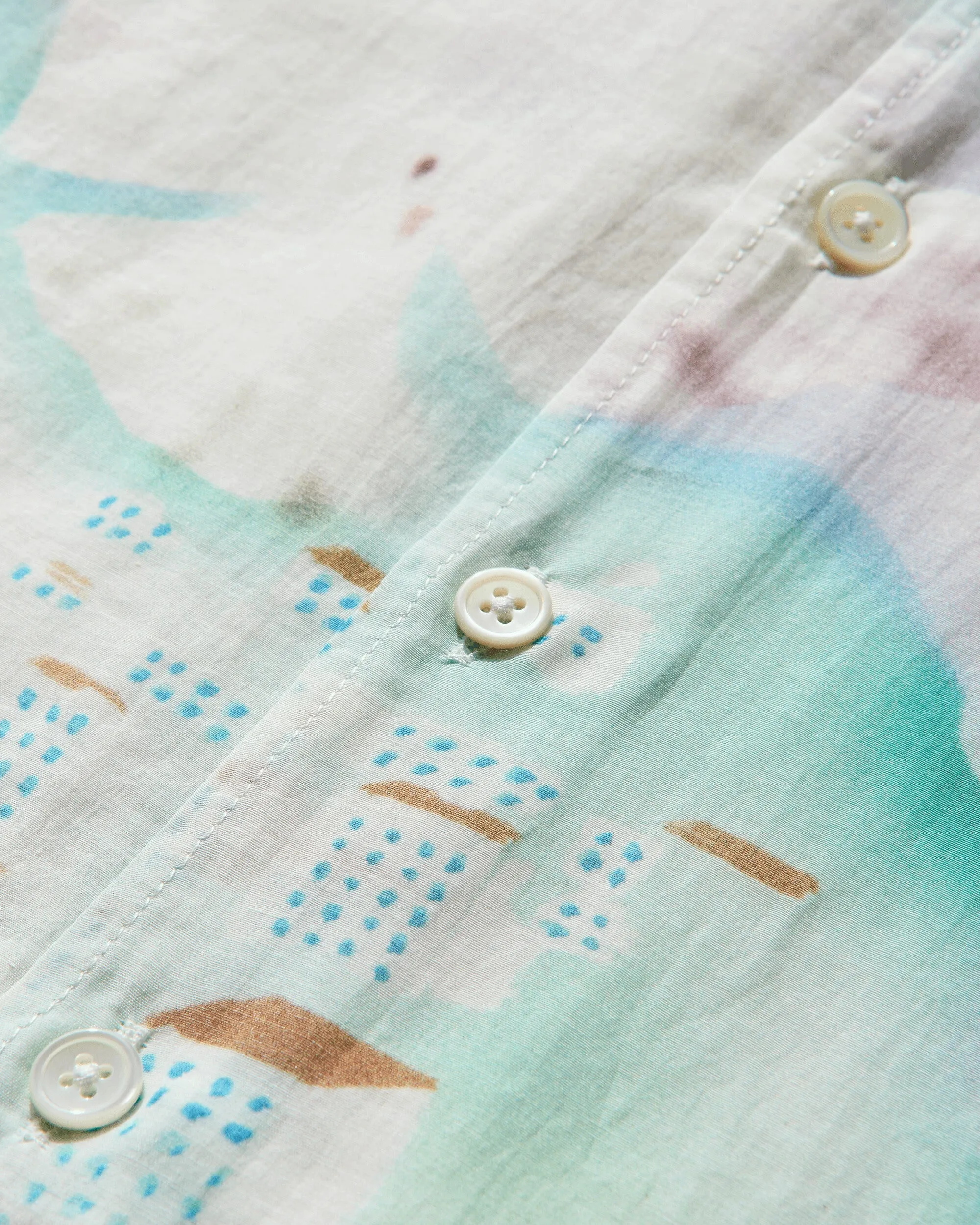 Men's Adorn Shirt Sea View Print