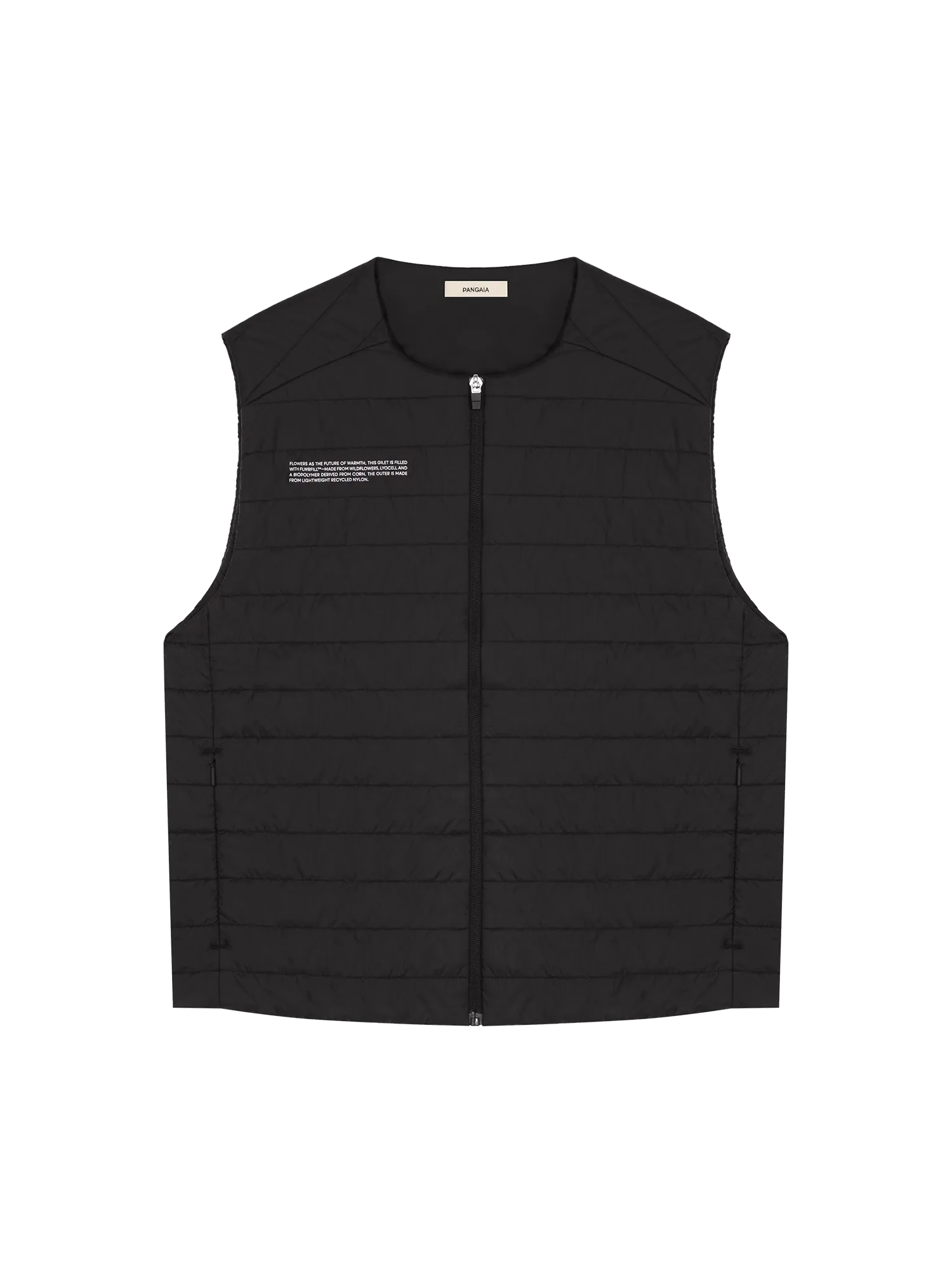 Mens Flower-Warmth Lite Gilet—Black