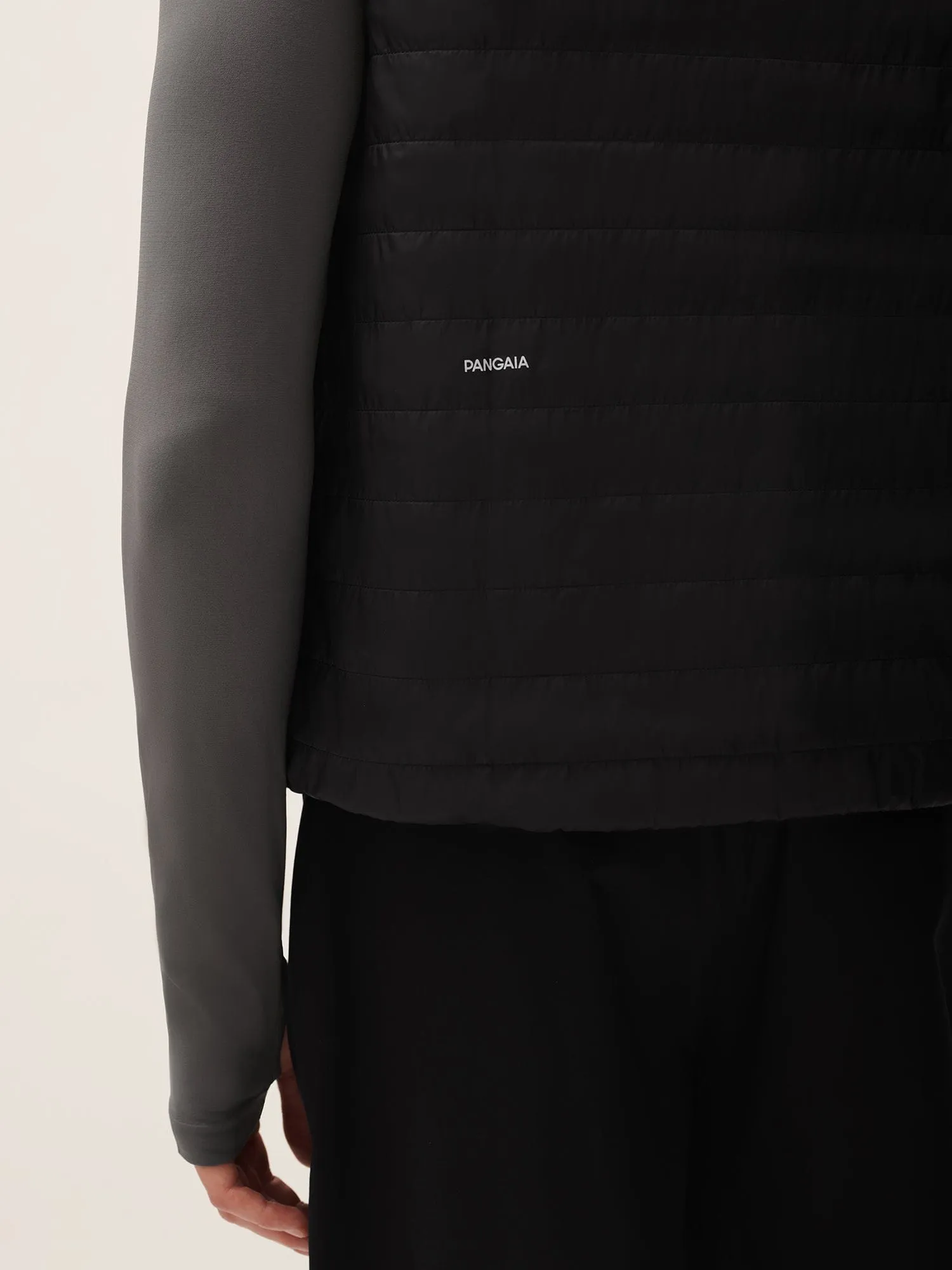 Mens Flower-Warmth Lite Gilet—Black