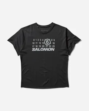 Men's Salomon Seamless T-Shirt Deep Black