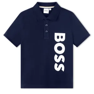 Navy Logo Polo