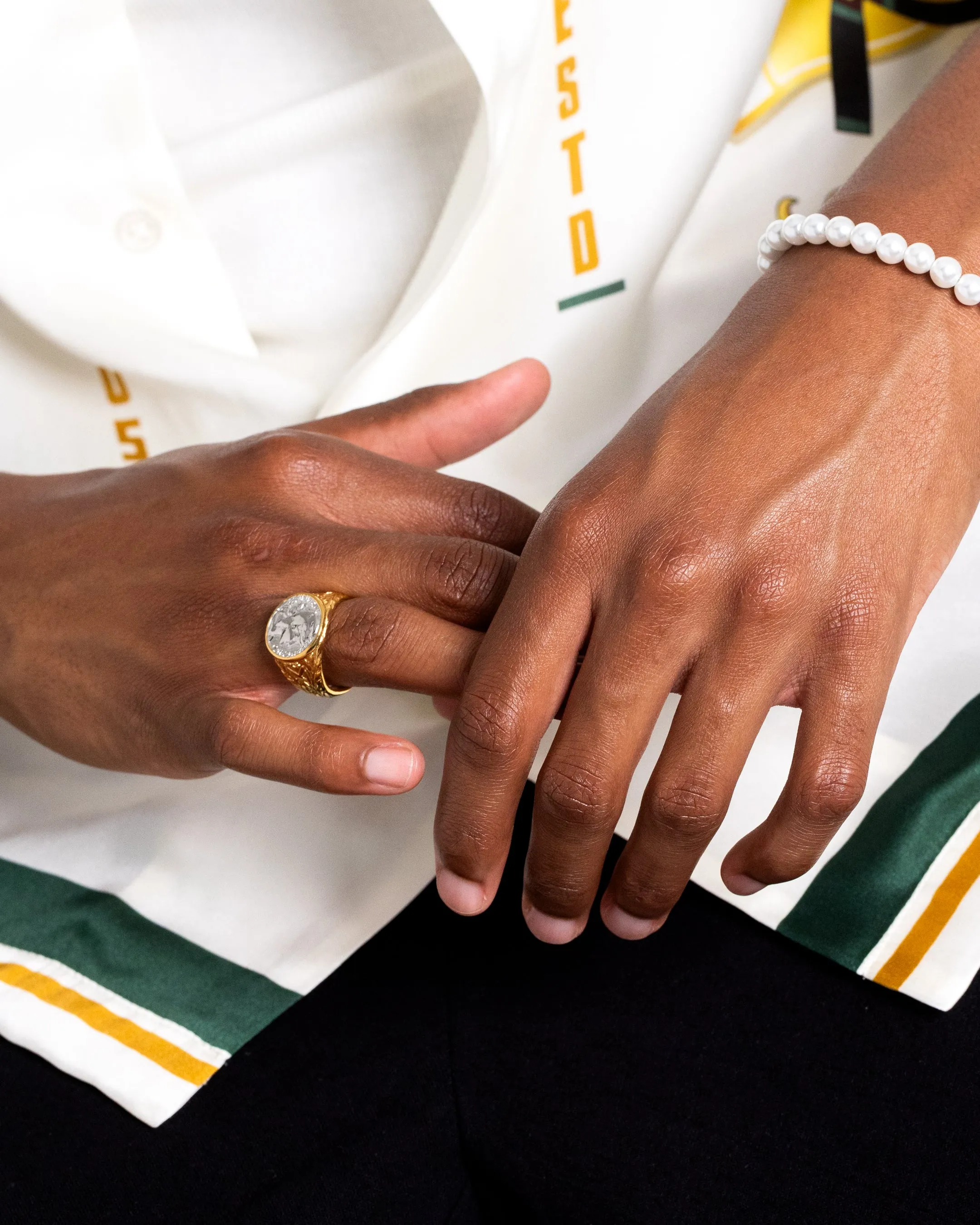 NXS Gladiator Ring Gold/White Gold