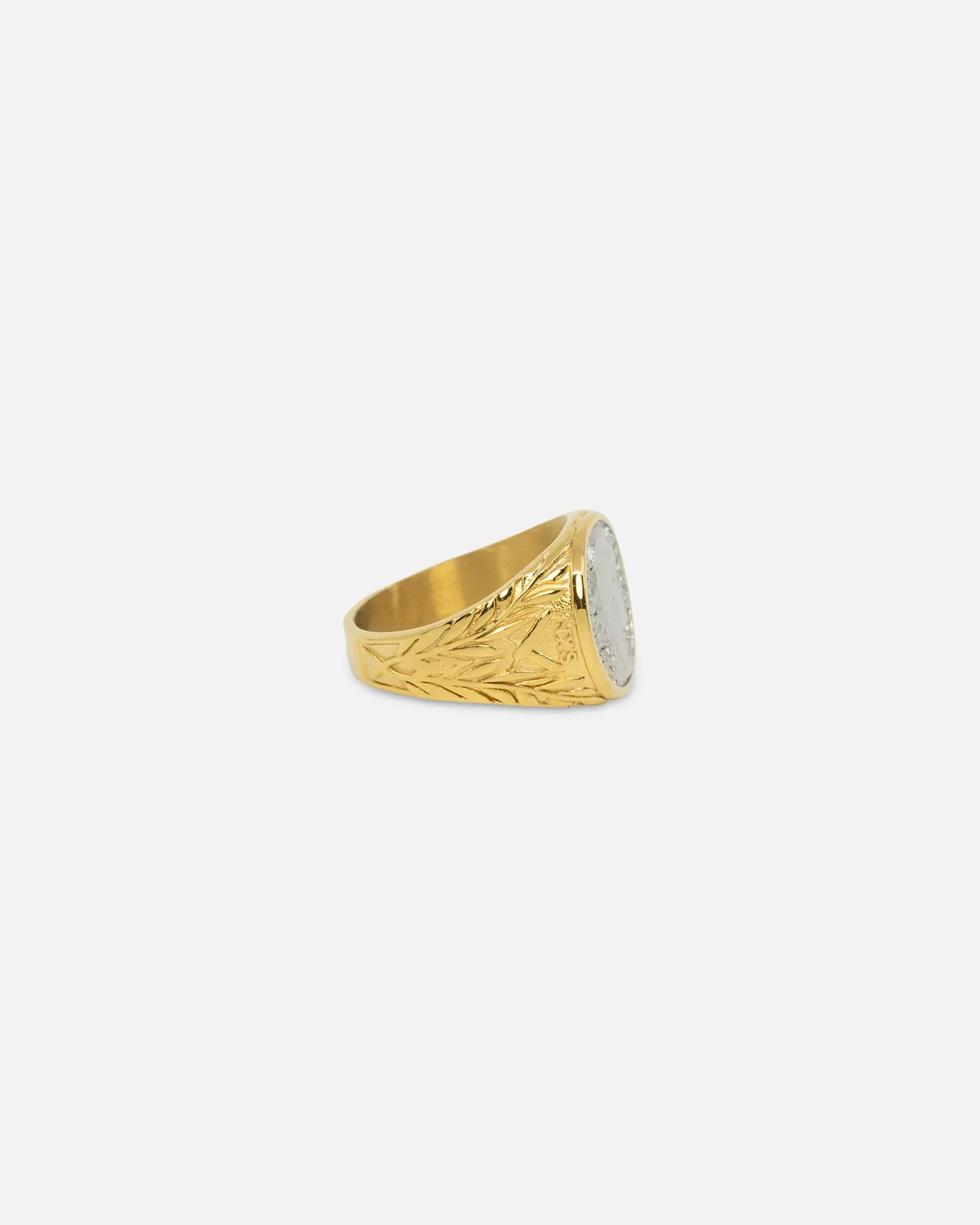 NXS Gladiator Ring Gold/White Gold