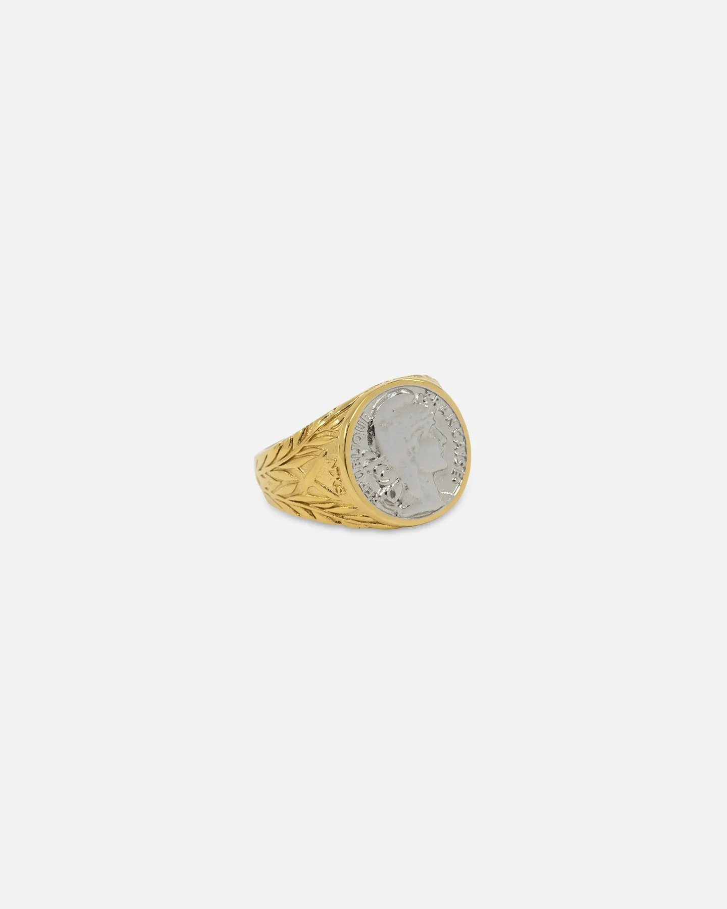NXS Gladiator Ring Gold/White Gold