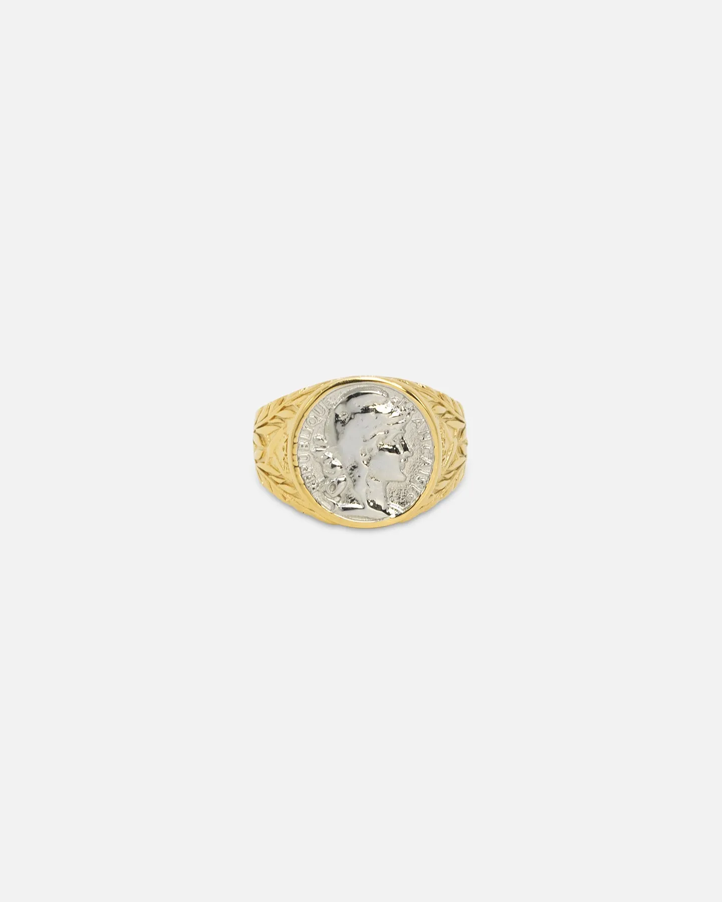 NXS Gladiator Ring Gold/White Gold