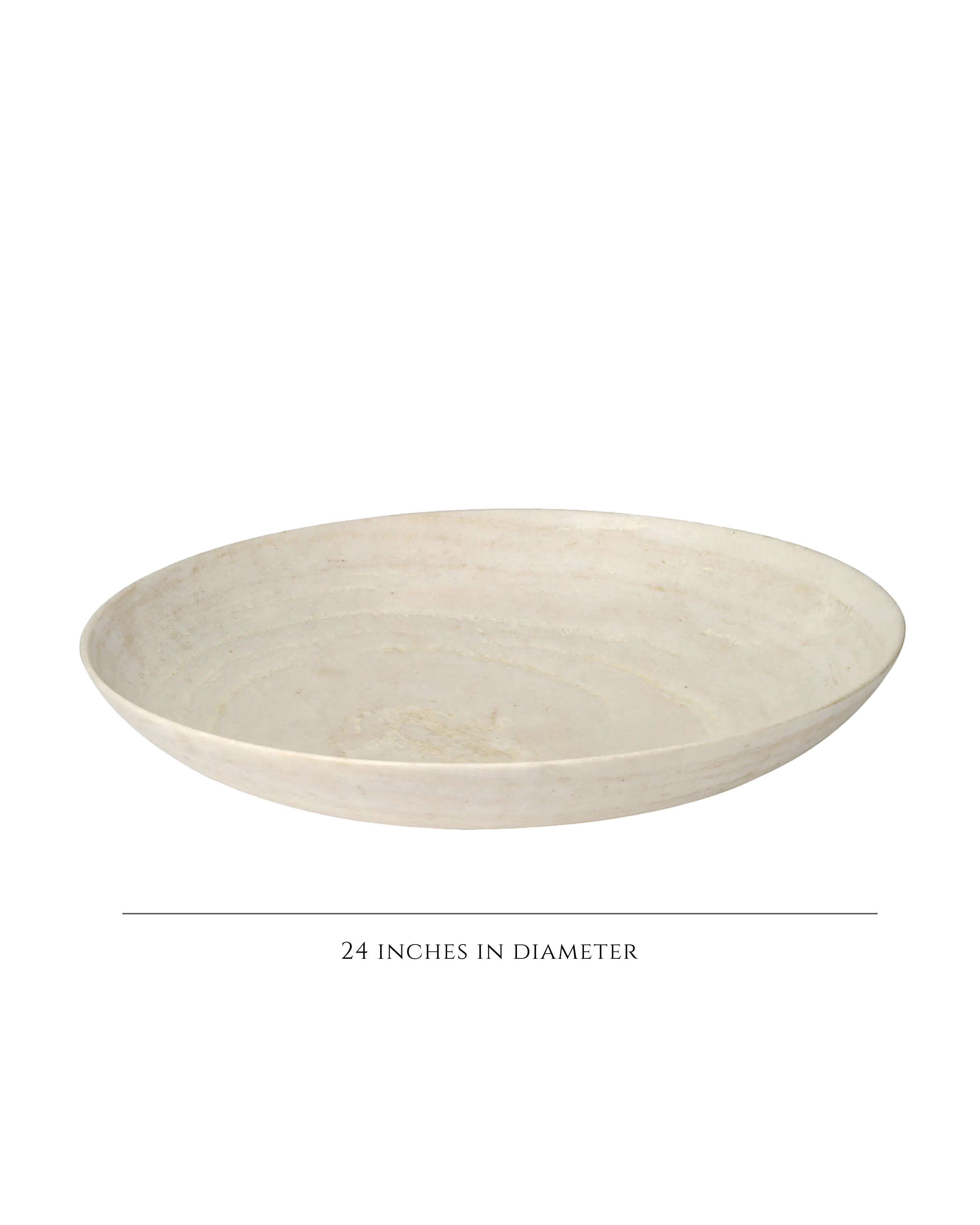 OFF-WHITE MARBLE BOWL