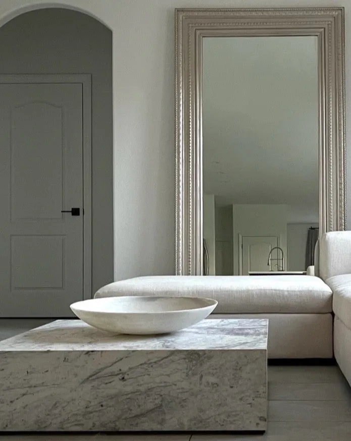 OFF-WHITE MARBLE BOWL