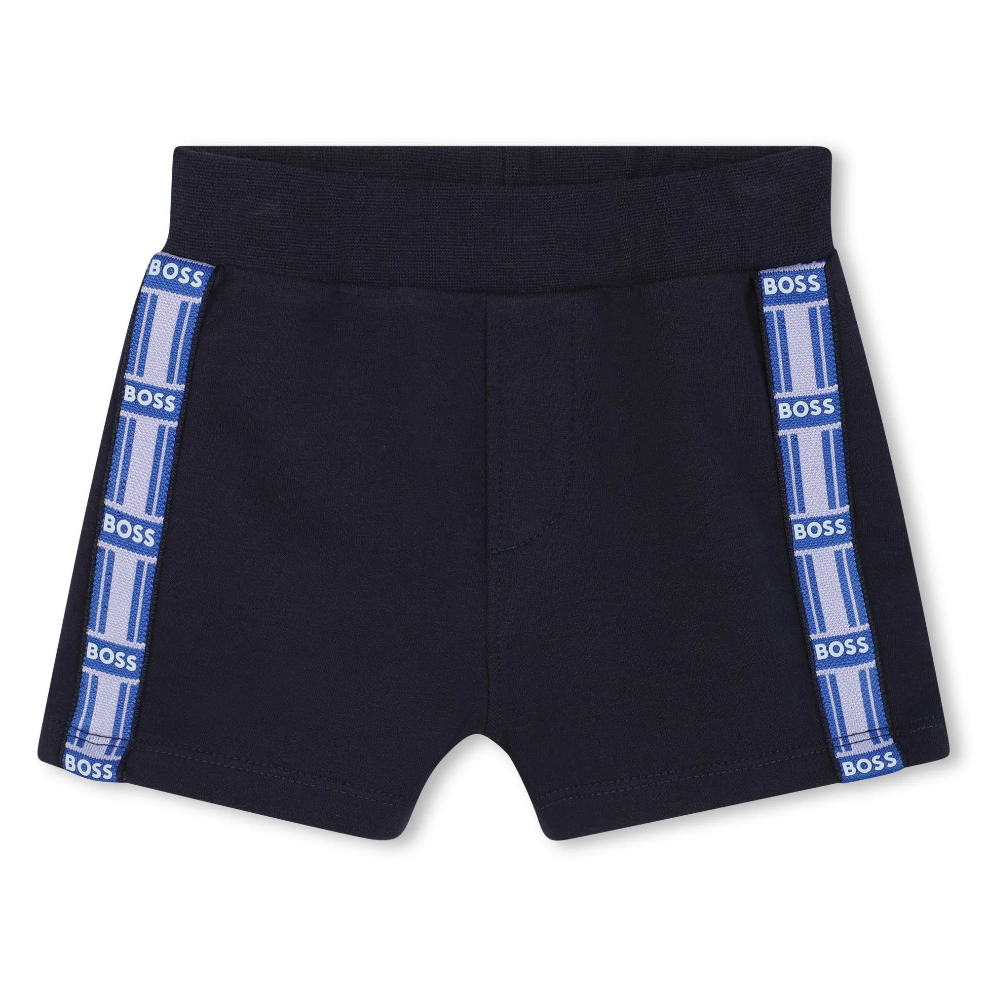Pale Blue Cat-Bear Shorts Set