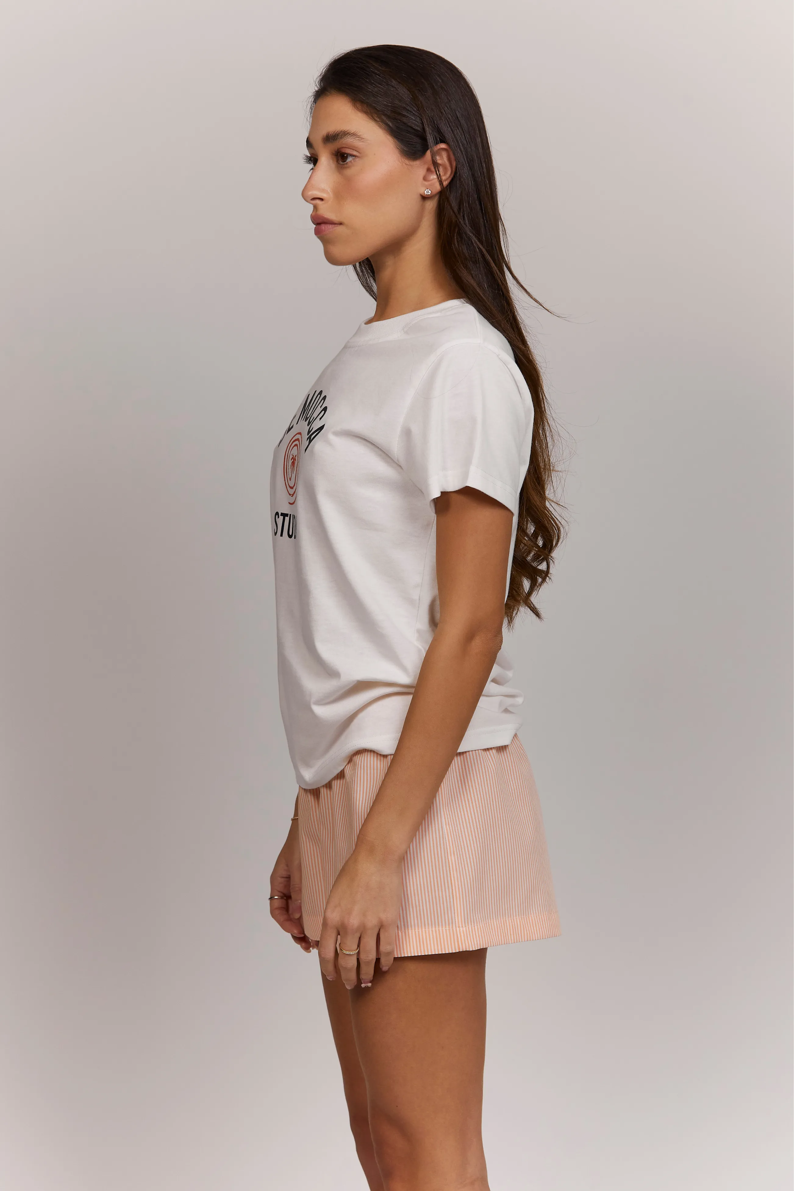 Palm Tee - White