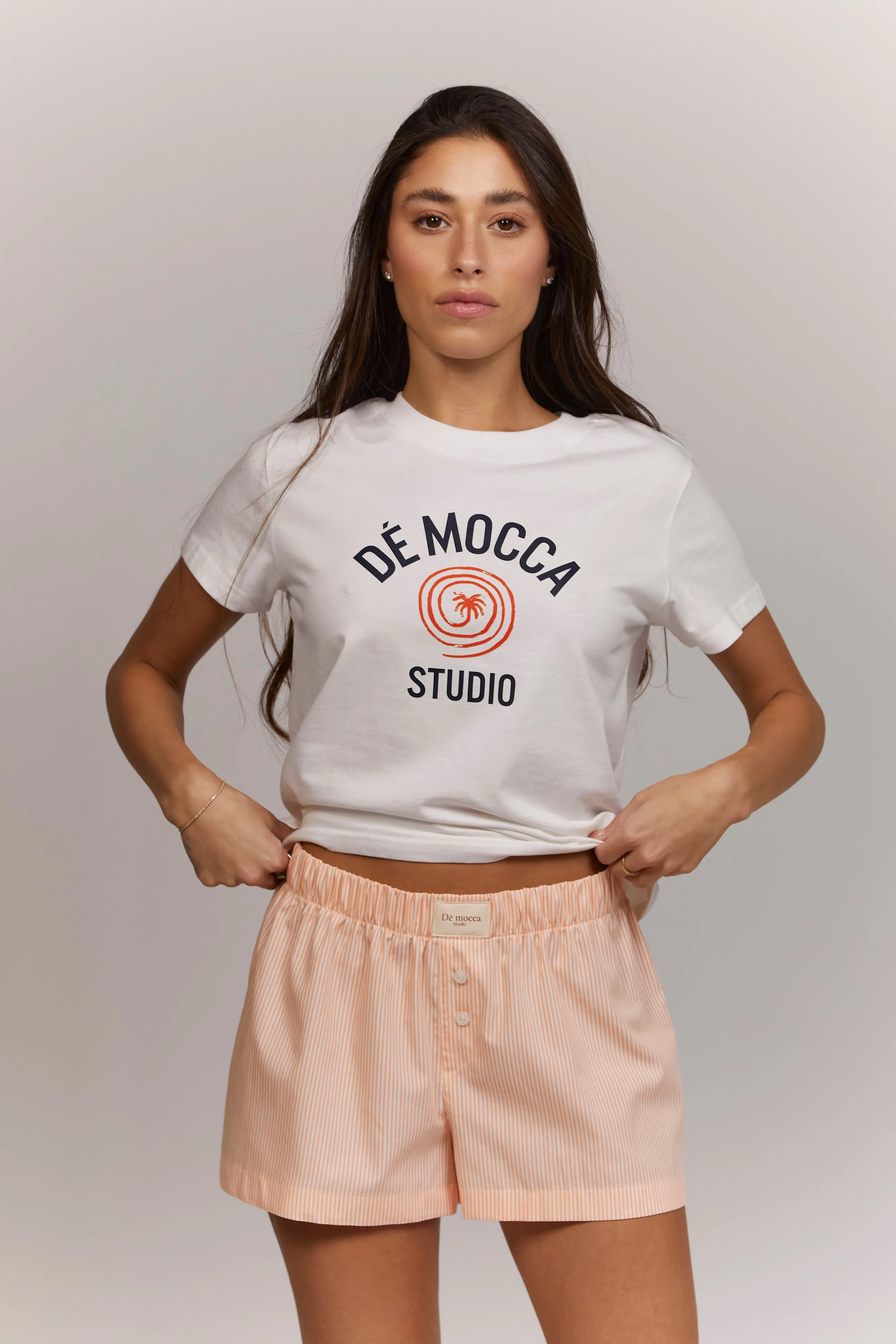 Palm Tee - White
