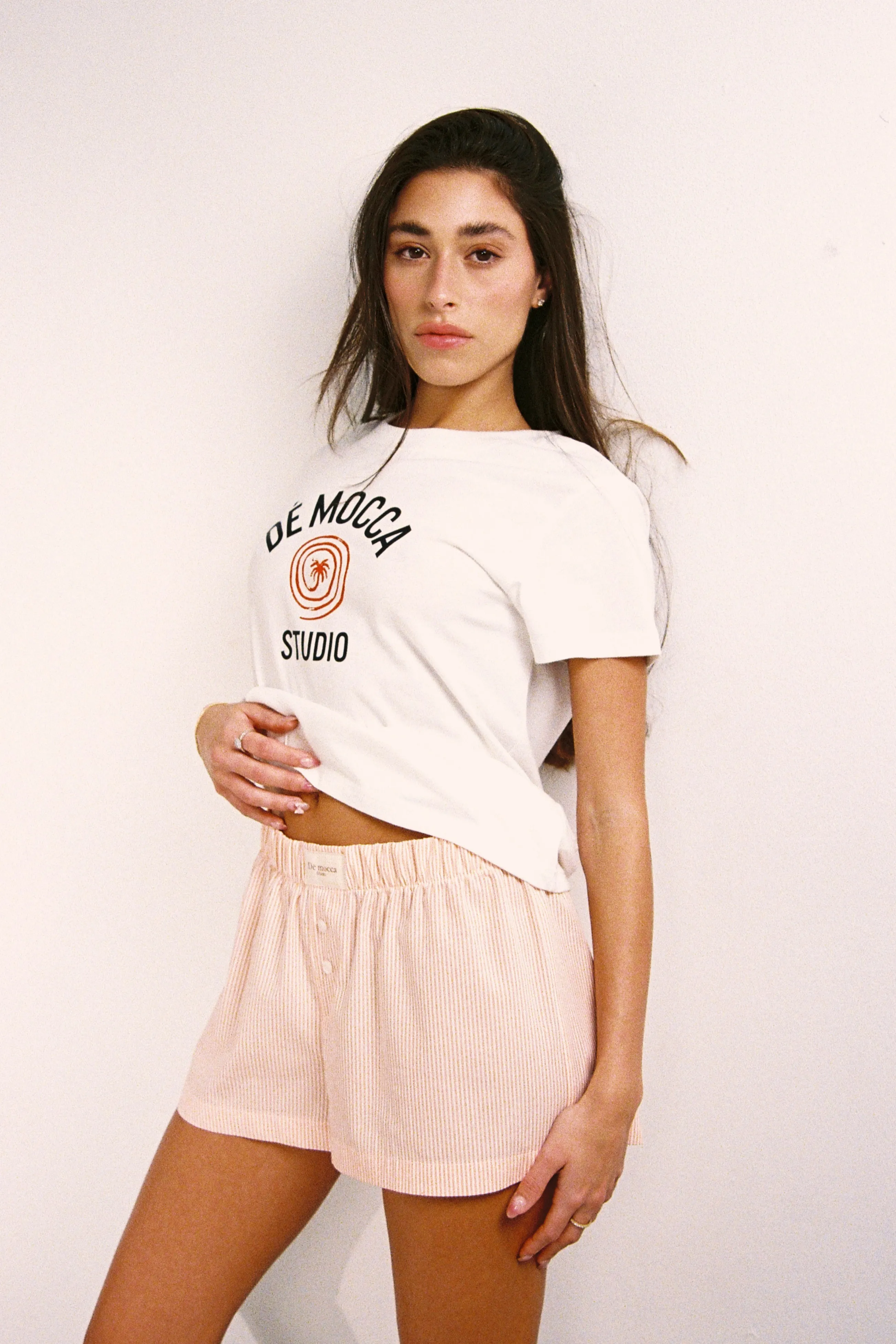 Palm Tee - White