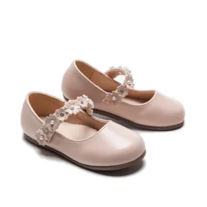 Pink Amelia Floral Band Flats