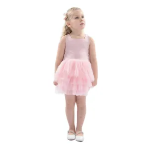 Pink Blush Solid Tutu Dress