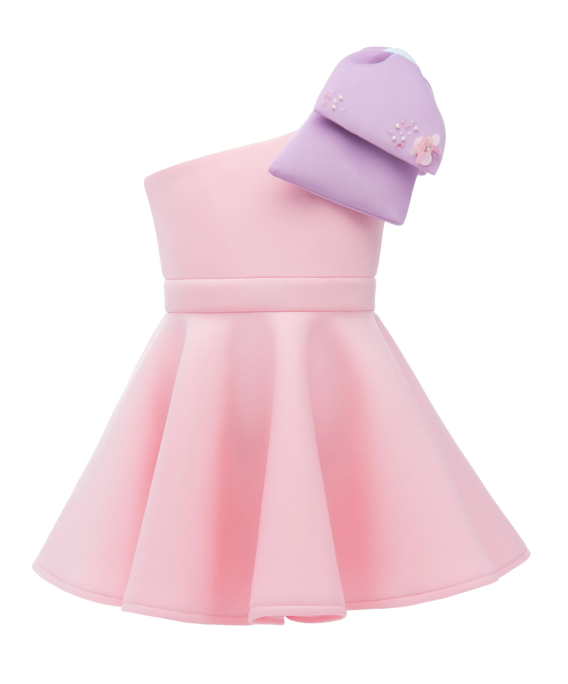 Pink Charlotte Bow Dress