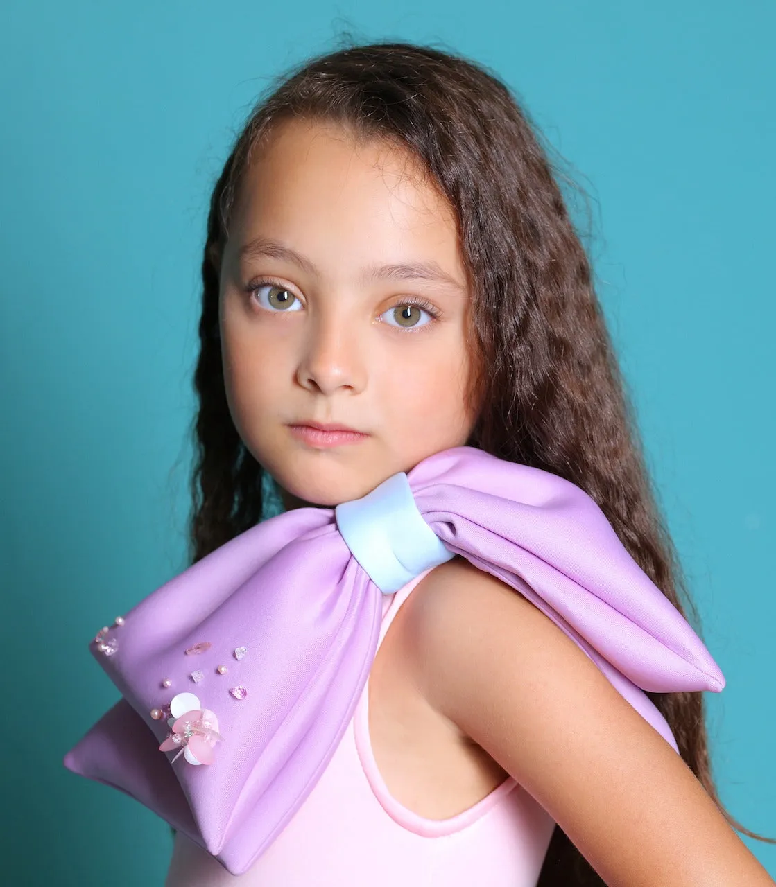 Pink Charlotte Bow Dress