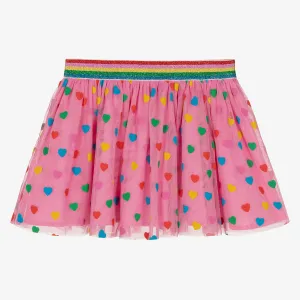 Pink Party Hearts Tulle Skirt
