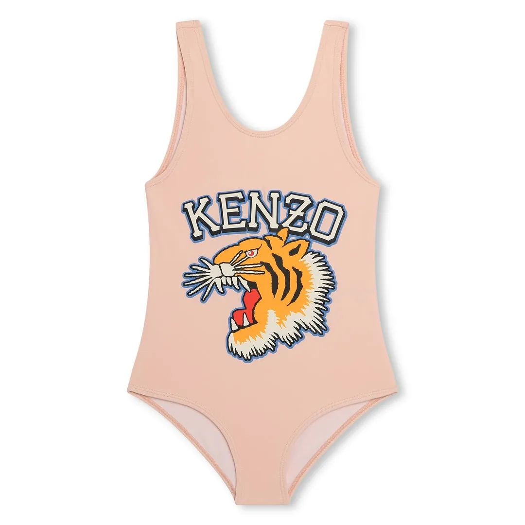 Pink Varsity Tiger Swimsuit