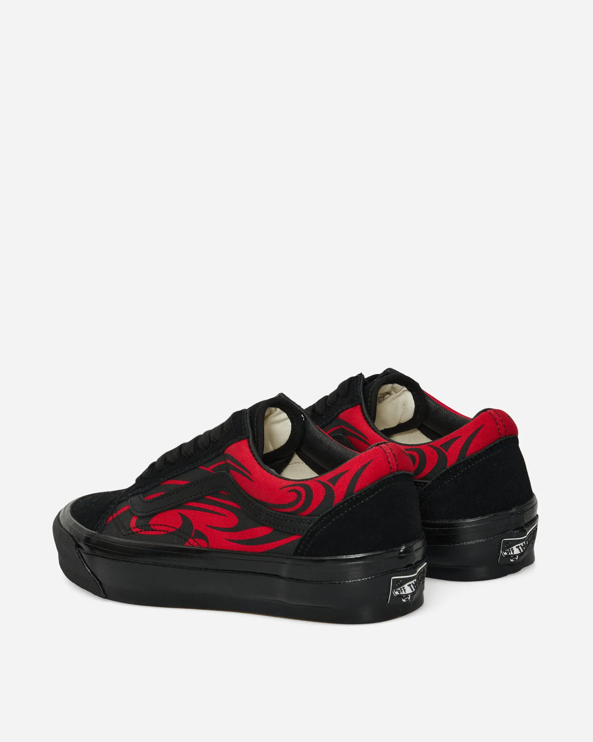 Premium Old Skool Y2K Flame Sneakers Black / Red