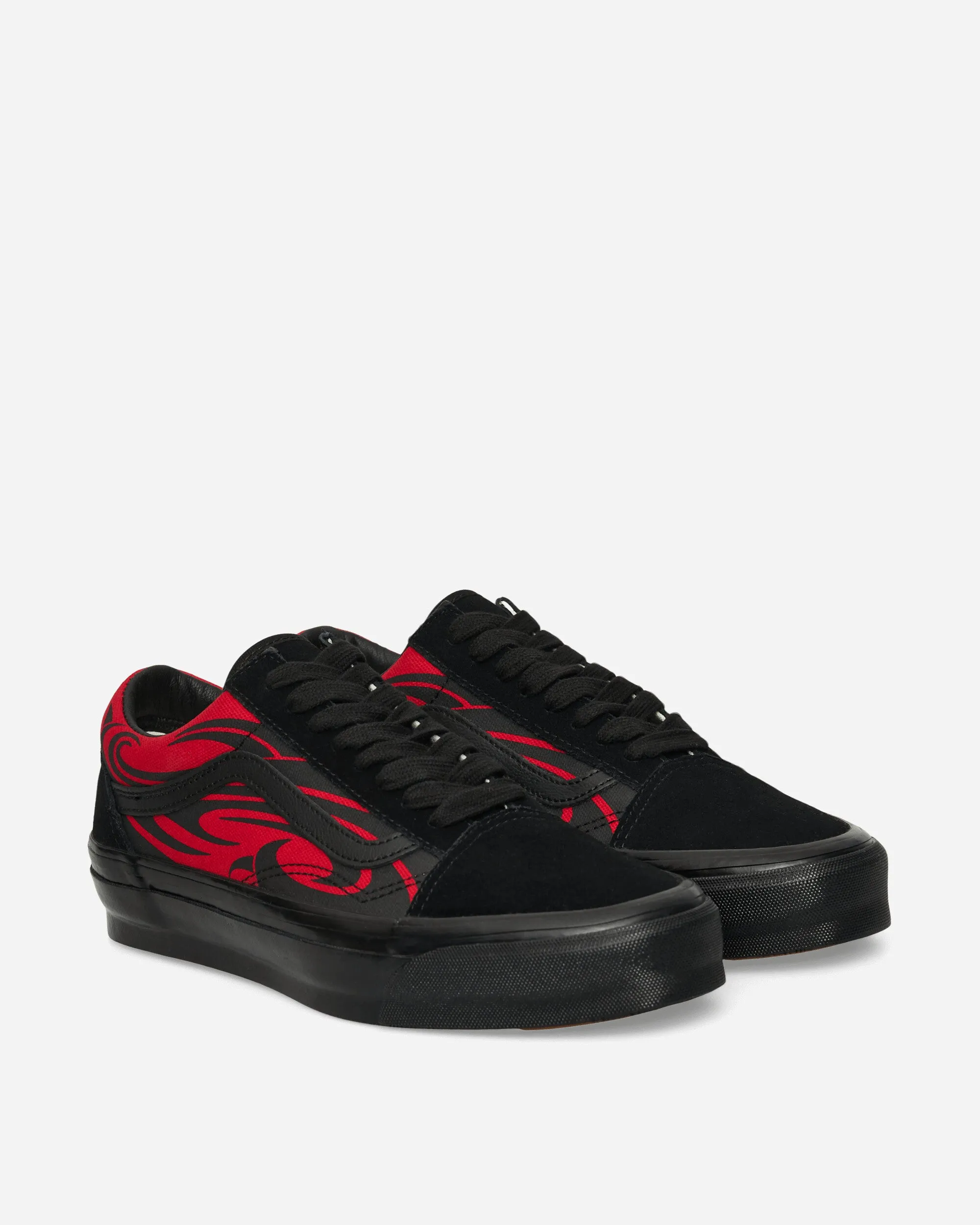Premium Old Skool Y2K Flame Sneakers Black / Red