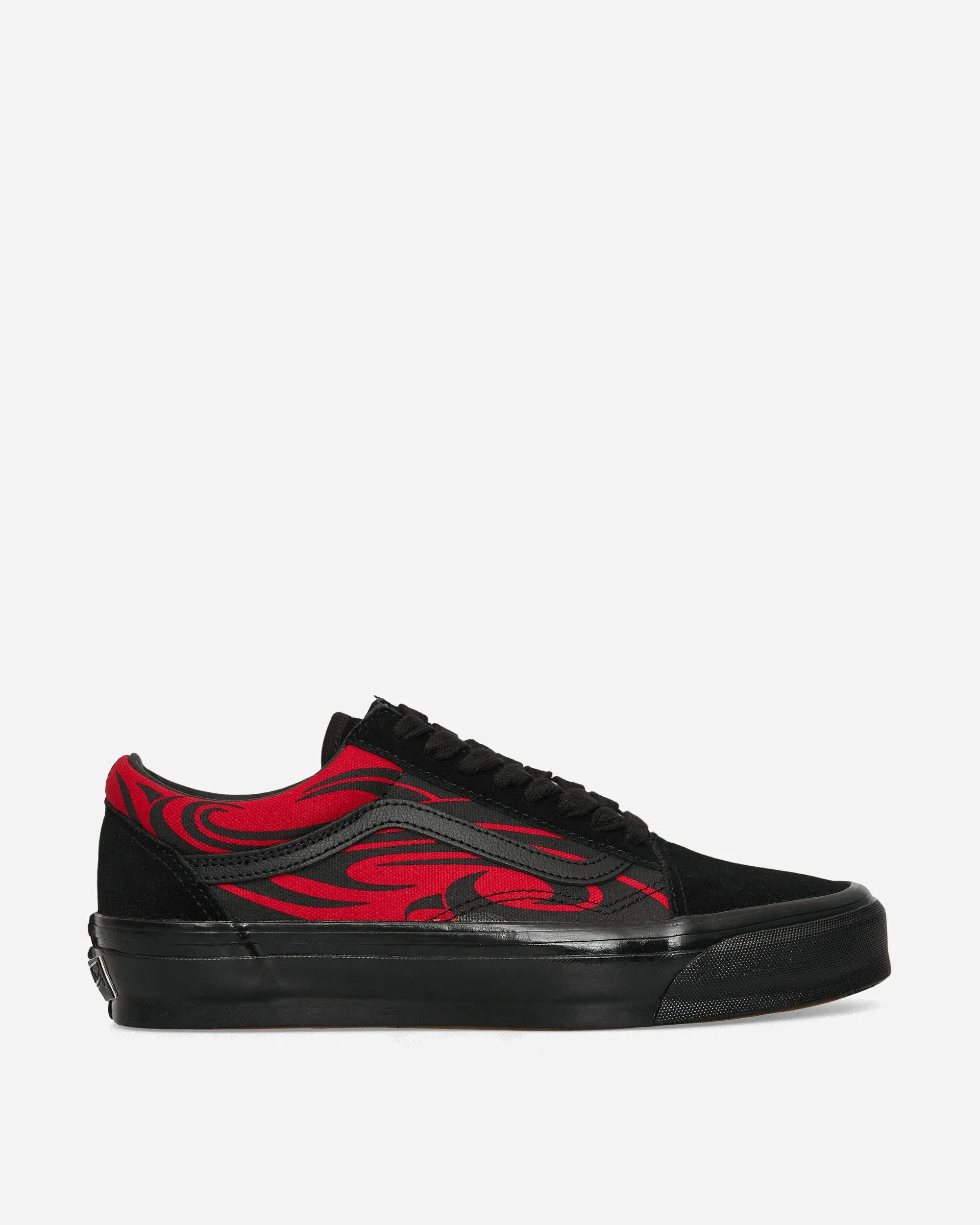 Premium Old Skool Y2K Flame Sneakers Black / Red