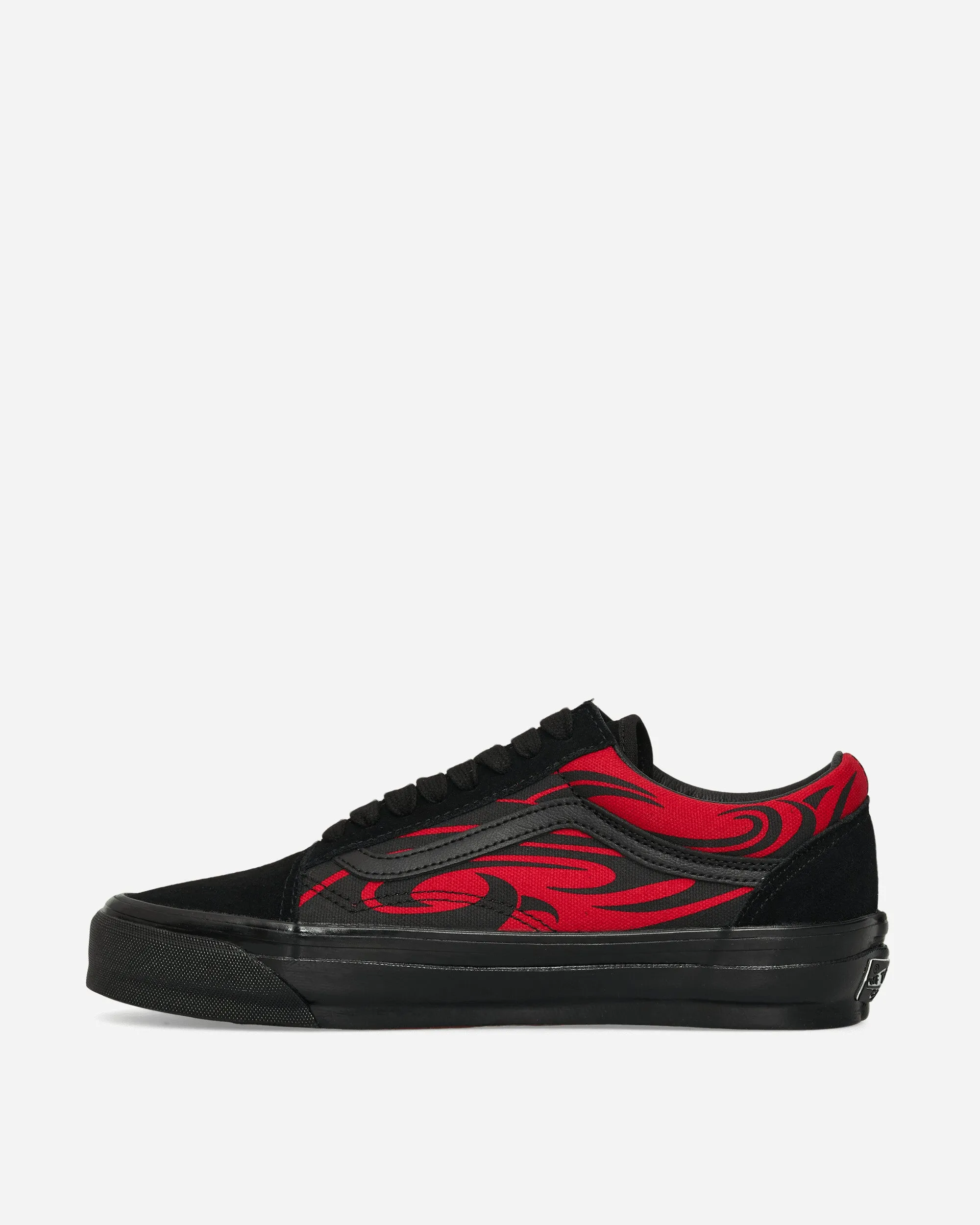 Premium Old Skool Y2K Flame Sneakers Black / Red