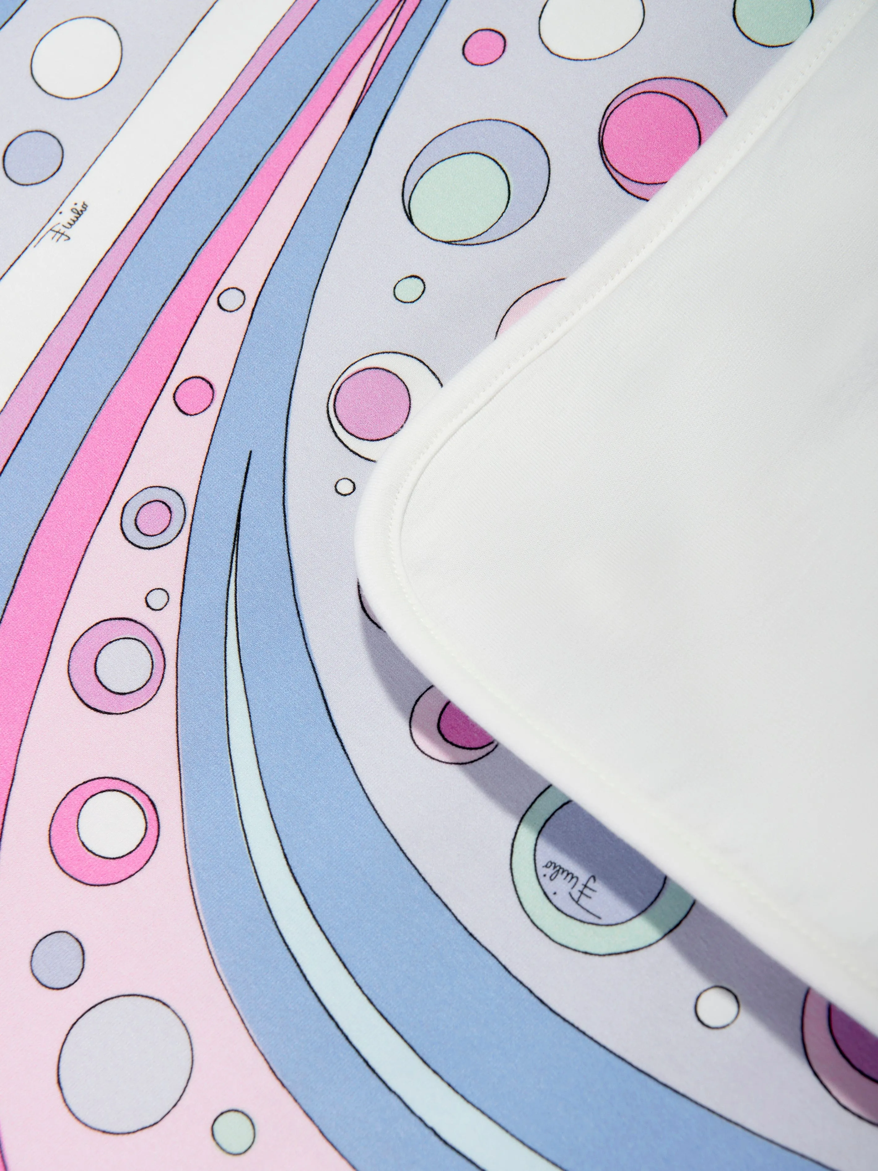 PUCCI Baby Girls Fontane Print Blanket in Pink (88cm)