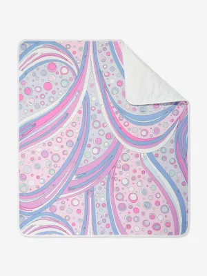 PUCCI Baby Girls Fontane Print Blanket in Pink (88cm)